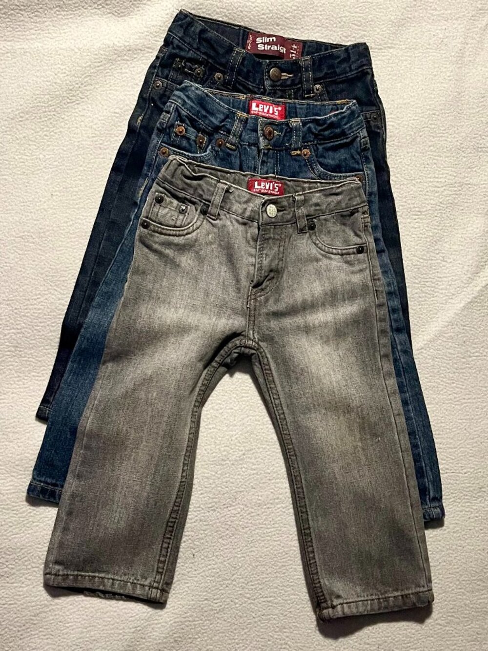 3-Pack Bundle of Levi's Jeans Toddler Sz 24M